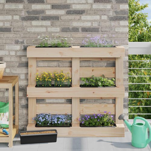  Kutije za cvijeće za Euro palete 12 pcs Crna 36 x 13,5 x 9,5 cm Cijene