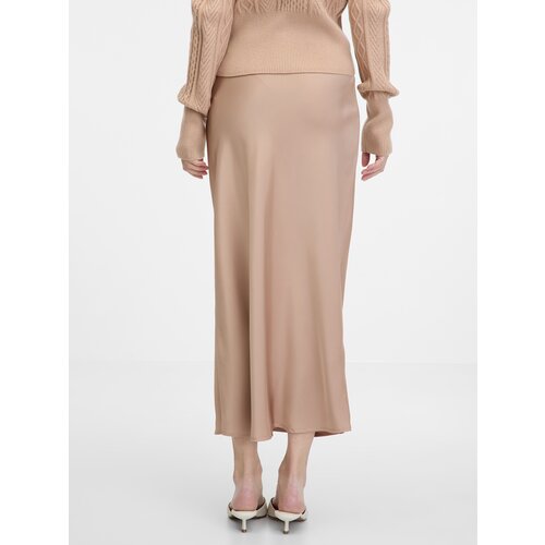 Orsay Beige women's midi skirt - Women's Cene