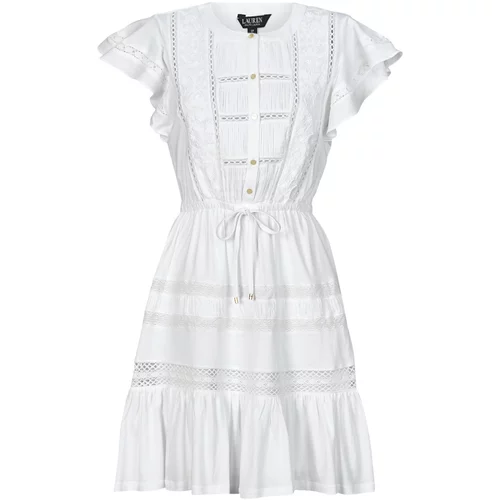 Polo Ralph Lauren TANVEITTE-SHORT SLEEVE-DAY DRESS Bijela