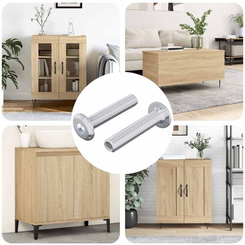  Vijak za zaključavanje 2 pcs Srebrno M6 x 30 mm Čelik Cijene