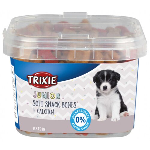 Trixie poslastica za štence junior soft snack bones 140g 31518 Slike