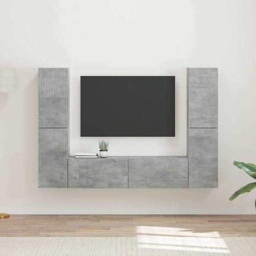 3 pcs Betonsko siva - - Siva - 56.59 - 30 x 31 x 60 cm - 2025-vidaXL-Uvoz_2 Slike