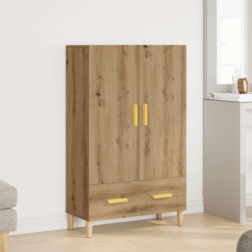 vidaXL Visoka omarica artisan hrast 70x31x115 cm inženirski les Cene