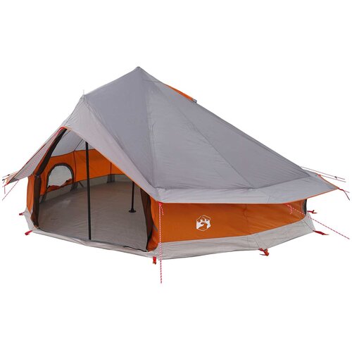 Tipi &amp;scaron;ator s krovom Siva i narančasta 700 x 700 x 395 cm Slike