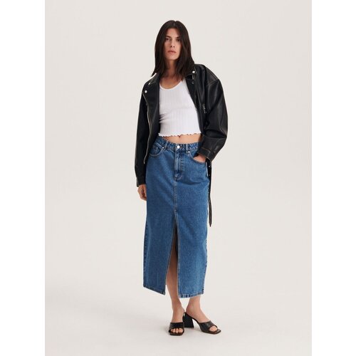 Reserved majica slim fit - bela Cene