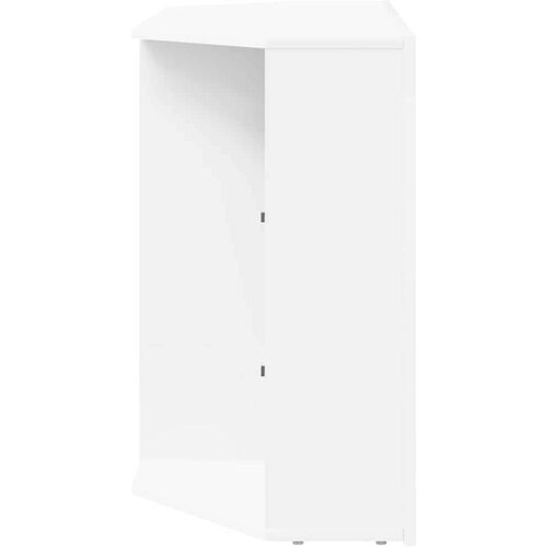  Kotni LED TV ormar Zidne Bijelo 100x40x68cm Konstruirano drvo Slike