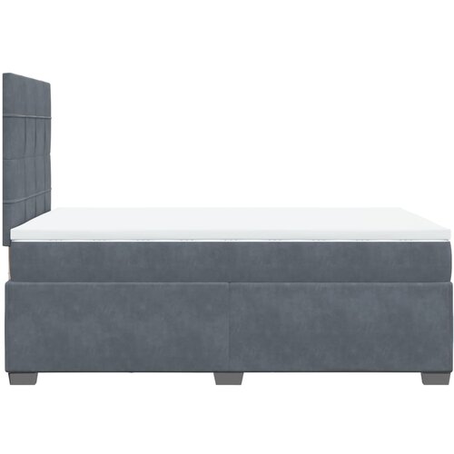  Krevet box spring s madracem tamnosivi 120 x 190 cm bar&amp;scaron;un Slike