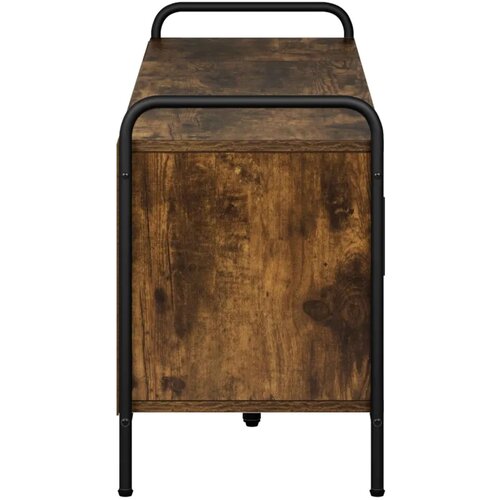 TV ormar 146 x 33 x 50 cm Dimljeni hrast Konstruirano drvo - Dimljeni hrast 146 x 33 x 50 cm Slike