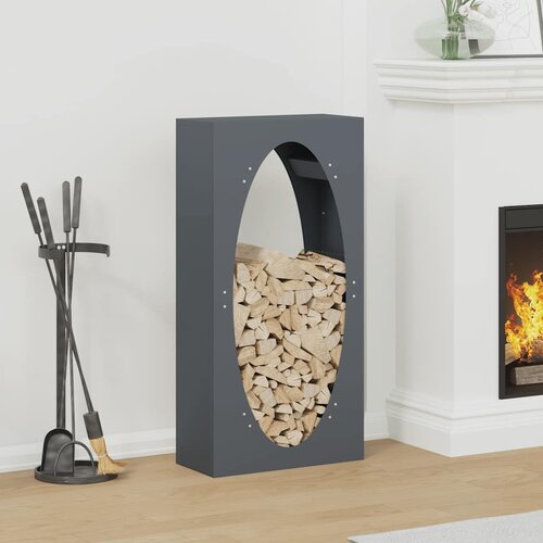  Stalak za drva antracit 50x23x100 cm hladno valjani čelik Slike