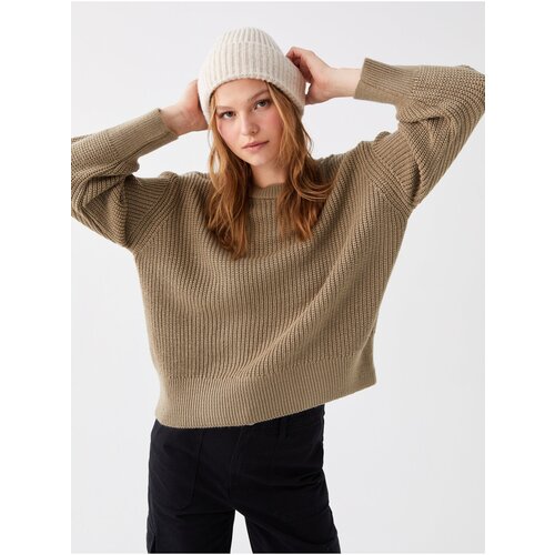 LC Waikiki Crew Neck Long Sleeved Women's Knitwear Sweater Slike