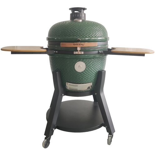 Grill King Kamado 24&amp;quot; keramički ro&amp;scaron;tilj sa stalkom, dimilicom i opremom, 61 cm Slike