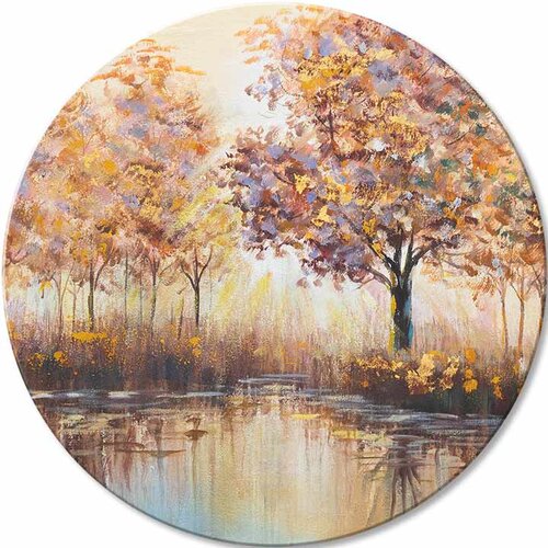  Okrugla slikana slika Skriveno sunce | different dimensions Slike