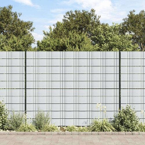  Vrtna platna za zasebnost 10 kosov svetlo siva 252,5x19 cm PVC Cene