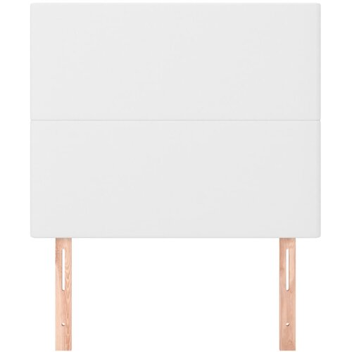  Uzglavlje Bijelo 80x5x118/128 cm Imitacija kože Slike
