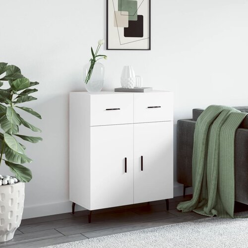 vidaXL Komoda bijela 69 5x34x90 cm od konstruiranog drva Cijene