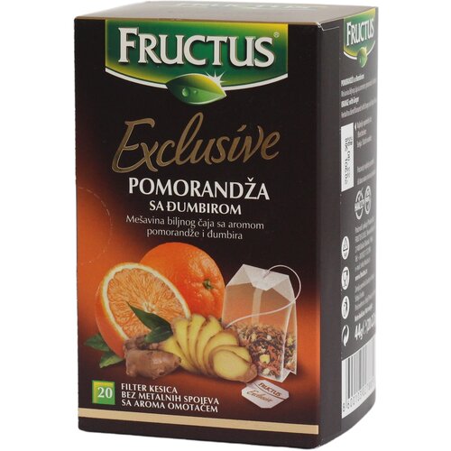 Fructus čaj od narandže i đumbira 44g, 20x2.2g Cene