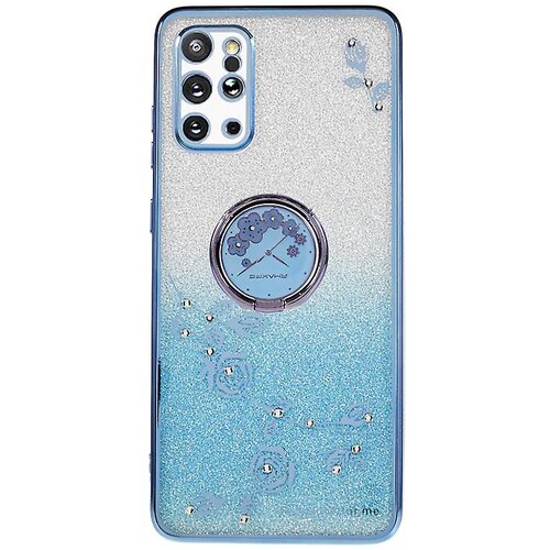 INORCO Za Samsung Galaxy S20 Plus 5G/4G TPU ovitek za telefon s cvetličnim vzorcem, ble&amp;scaron;čicami, gradientom in nosorogovim pokrovom s stojalom za telefon, (22033339) Slike