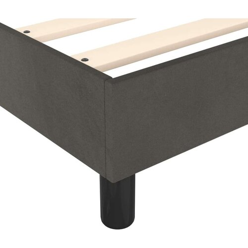 vidaXL Box spring posteljni okvir temno siv 80x200 cm žamet Cene