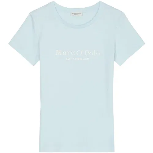 Marc O'Polo Majica svetlo modra / bela