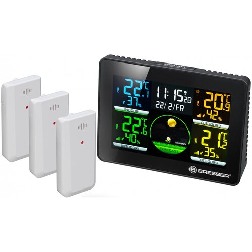 Bresser Thermo-/Hygrometer Quadro NLX Slike