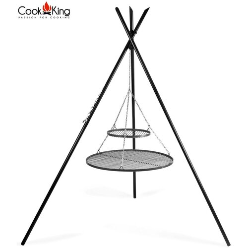 COOKKING žar premium „TIPI” z dvojno rešetko iz črnega jekla Cene