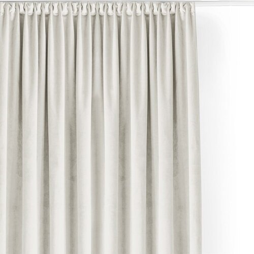 Filumi Kremno bela žametna zavesa za delno zatemnitev 200x270 cm Velto &amp;ndash; Slike