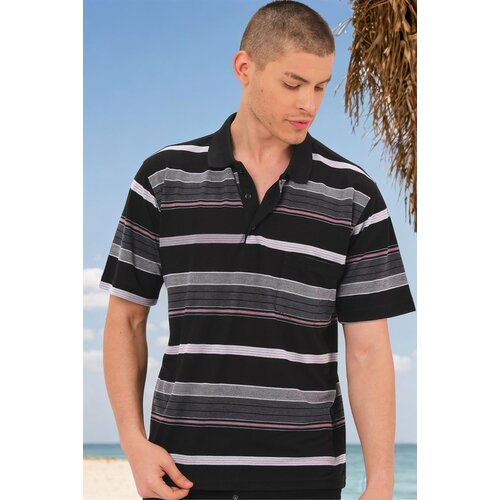 Dewberry T0734 MENS T-SHIRT-PLAIN BLACK Slike