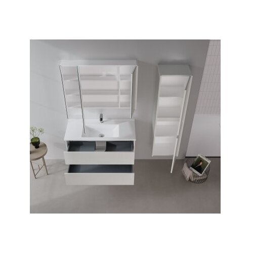 Hanah home Kupatilski ormarić sa umivaonikom i ogledalom (2 komada) Arno 100 761 Cene