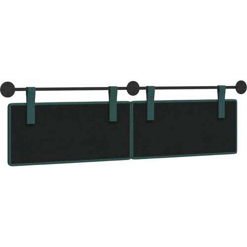  Držeće uzglavlje Zidne Tamnozelena 190 x 55 x 5 cm tkanina - Tamnozelena 180 cm bez LED Slike