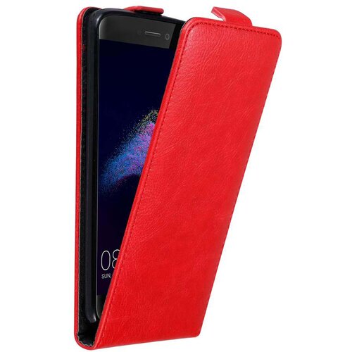 Cadorabo Ohi&scaron;je, združljivo z Huawei P8 LITE 2017 / P9 LITE 2017 v rdeče jabolko - Za&scaron;čitni ovitek v obliki flipa z magnetnim zapiranjem, (20564320) Cene