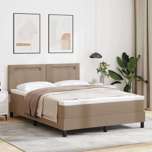  Konstrukcija kreveta s madracem Boja cappuccina 140 x 200 cm Slike