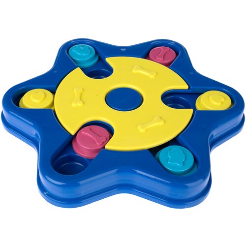Zooplus Basics &amp;scaron;esterokutna puzzle igračka - &amp;Oslash; 25,5 x V 3 cm Slike