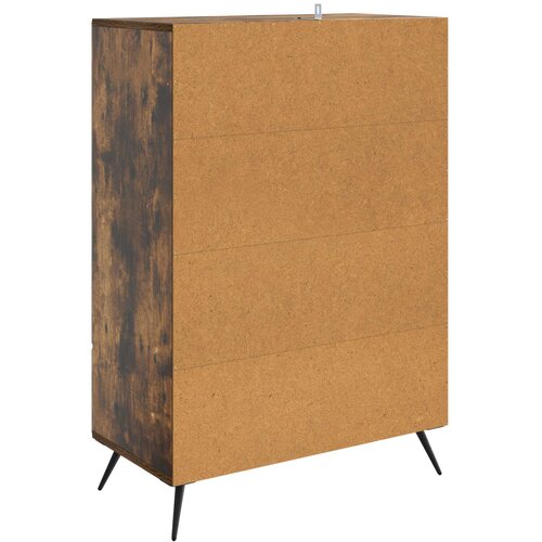  Kreveta Dimljeni hrast 66 x 34,5 x 95 cm Konstruirano drvo Slike