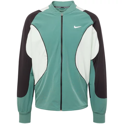 Nike Sportski gornji dio trenirke smaragdno zelena / crna / bijela