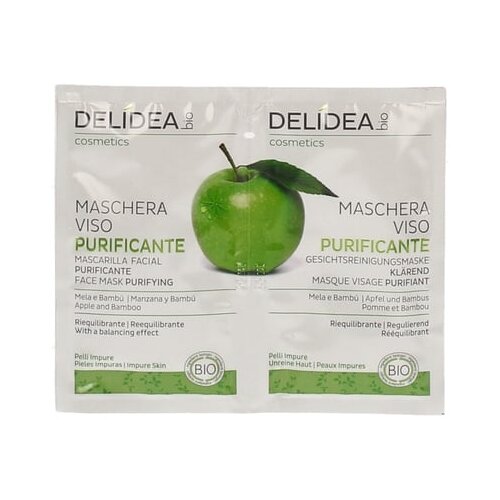 Delidea purifying maska za obraz z jabolko in bambusom Slike