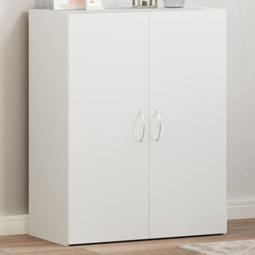 vidaXL Arhivska omara bela 60x32x77,5 cm inženirski les Cene