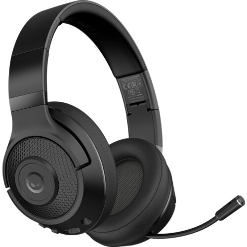 Lorgar Noah 500, Wireless Gaming headset with microphone, JL7006, BT 5.3, battery life up to 58 h (1000mAh), USB (C) charging cable (0.8m), 3.5 mm AUX cable (1.5m), size: 195*185*80mm, 0.24kg, black Cijene