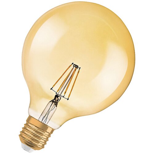 Osram vintage 1906 LED žarulja (4 W, E27, Topla bijela, Okrugli) Slike