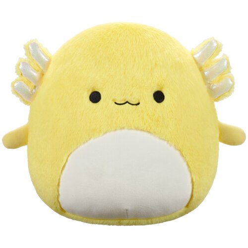 Squishmallows Fuzzamallows Treyton, prijateljski aksolotl z rumenim sijajem, 30 cm Cene