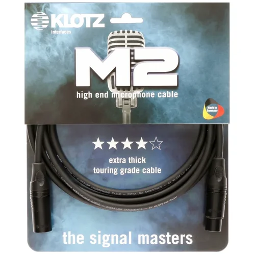 Klotz M2 High End Neutrik 5m mikrofonski kabl