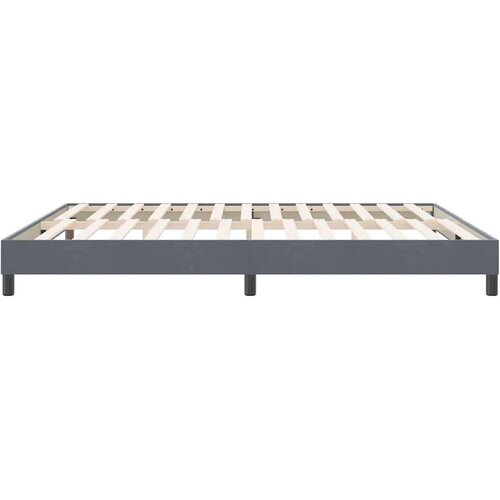 VidaXL Okvir kreveta bez madraca tamno sivi 180x210 cm bar&amp;scaron;un Slike