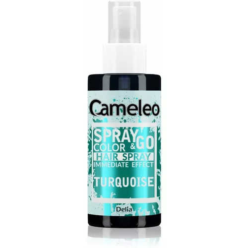 Delia Cosmetics Cameleo Spray & Go tonirano pršilo za lase odtenek Turquoise 150 ml