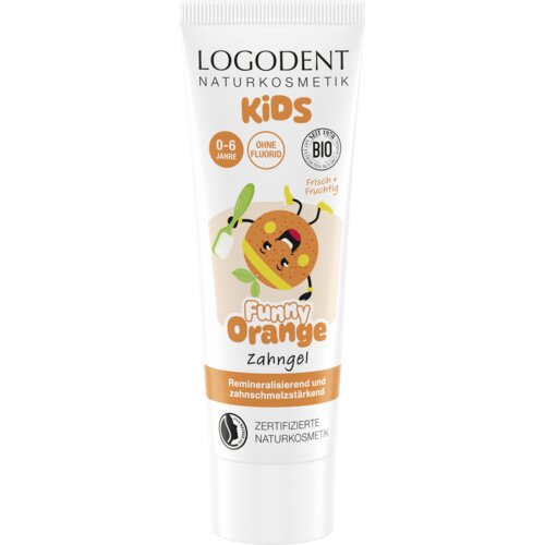 Logona Kids Funny Orange zopna pasta - 75 ml Slike