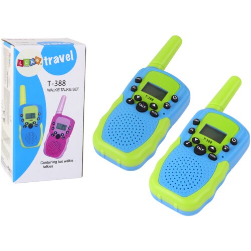 Walkie Talkie Travel sa dometom do 3 km - zeleno/plavi Cene