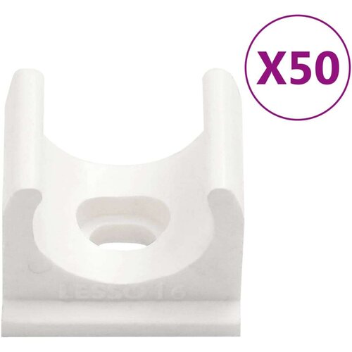 vidaXL Kabelska cev s sponkami Ø16mm 30 m PVC Cene