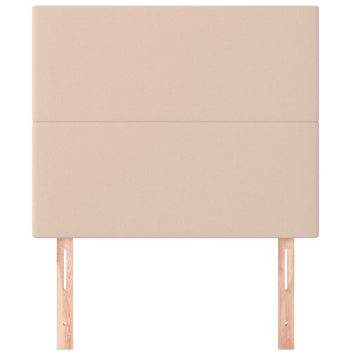  Uzglavlje Cappuccino 90x5x118/128 cm Imitacija kože Slike