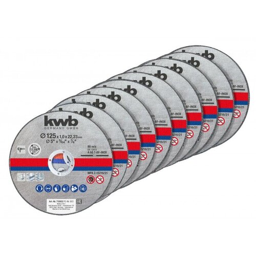 KWB opp tanka rezna ploča 125x1,0 mm, set 10/1 Cene