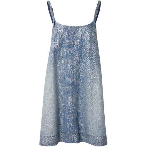 Versace Jeans Couture Ljetna haljina safirno plava / srebro