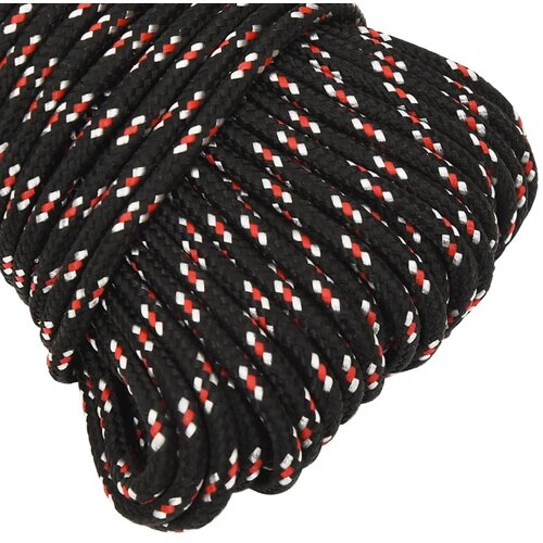  Brodski konop crni 4 mm 25 m od polipropilena Slike