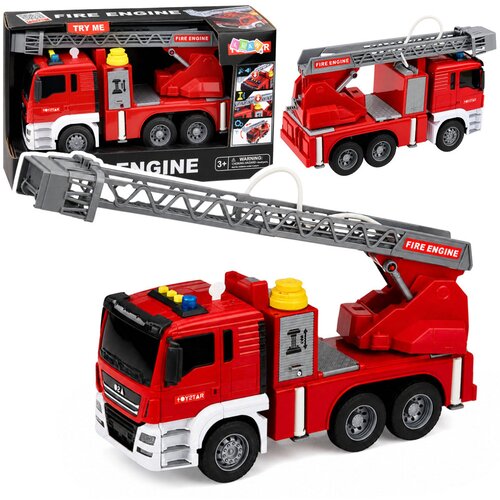  Fire Truck with Boom, Water Pouring Function, Lights and Sounds Cene